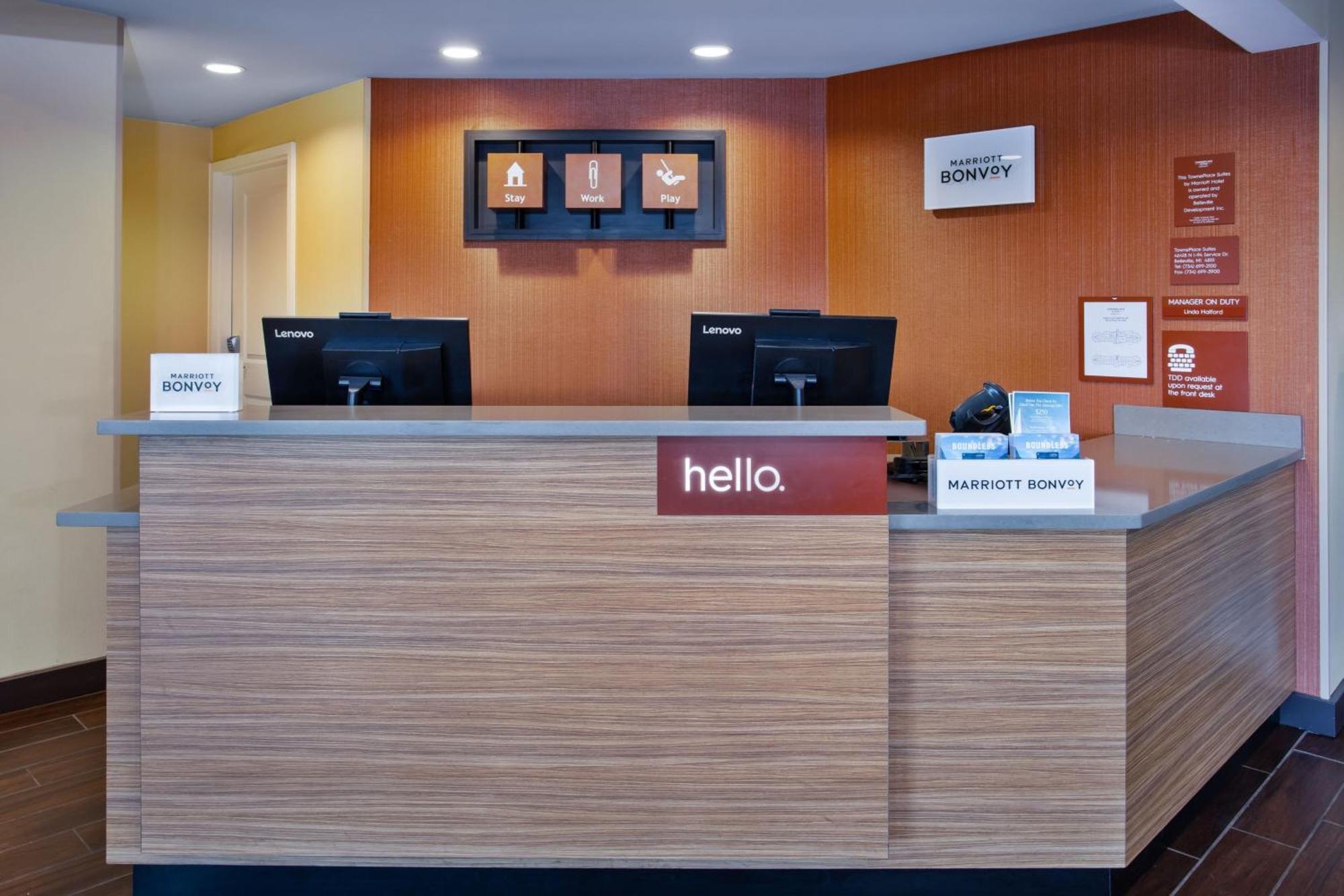 Towneplace Suites By Marriott Detroit Бельвіль Екстер'єр фото